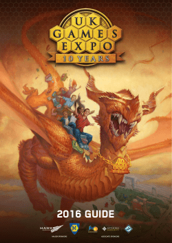 2016 guide - UK Games Expo