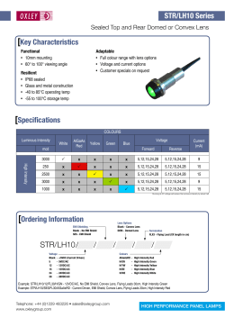 STR/LH10 Series [Key Characteristics [Specifications [Ordering
