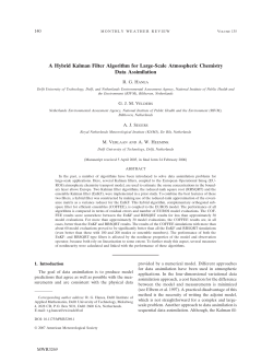 A Hybrid Kalman Filter Algorithm for Large
