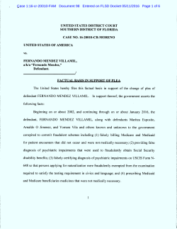 for patient encounters that did not occur and were not medically