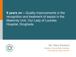 8 years on &ndash; Quality improvements in the recognition and
