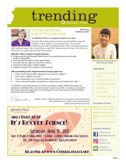 letter from the executive director