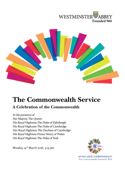 The Commonwealth Service