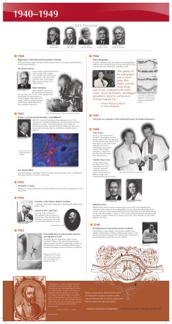 AAA Presidents - American Association of Anatomists