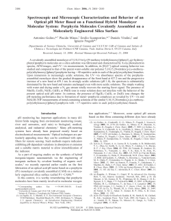 Spectroscopic and Microscopic Characterization and Behavior of an
