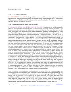 Extended sentences No 3