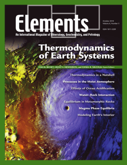 Thermodynamics of Earth Systems