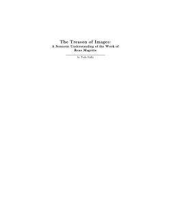 The Treason of Images