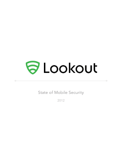 State of Mobile Security 2012