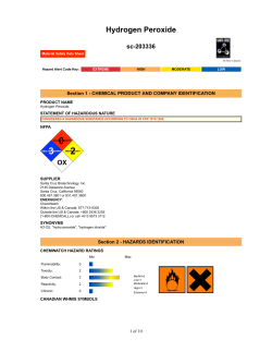 Hydrogen Peroxide - Santa Cruz Biotechnology