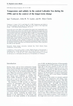 ICES Marine Science Symposia - Volume 219 - 2003