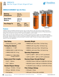 Duramax&reg; HMK04/24 - Donaldson Company