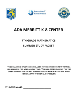 Mathematics Grade 7