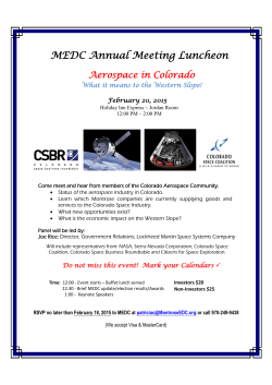 MEDC Annual Meeting Luncheon - Montrose Economic Development