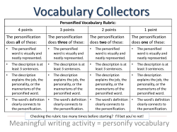 Vocabulary Collectors