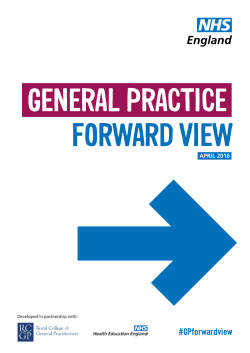 General Practice Forward View