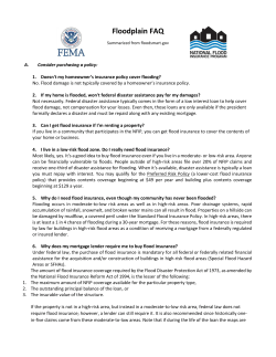 Floodplain FAQ - Baldwin Borough