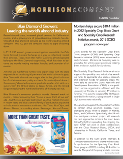 Fall 2012 - Morrison and Company