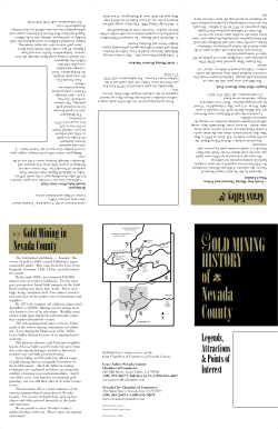 Gold Mining History in Nevada County