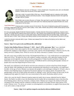 Charles Dickens Stations Activity