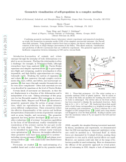 Geometric visualization of self-propulsion in a complex medium