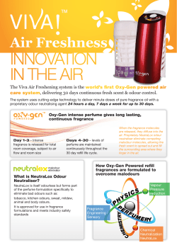 Air Freshness - Fragrance Delivery Technologies Ltd