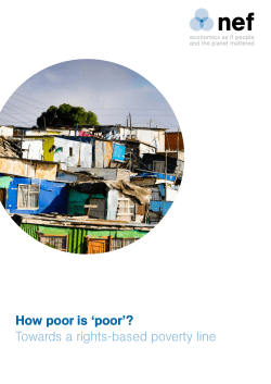 How poor is `poor`? Towards a rights