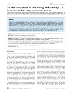 Detailed Simulations of Cell Biology with Smoldyn 2.1