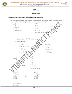 NPTEL Problems - vtu-nptel