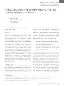 fundamental aspects of adhesion between