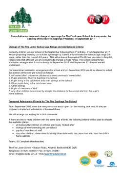 Consultation Letter - The Firs Lower