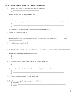 Chapts 16-18 Stearns notetaking guide