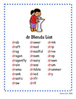 dr Blends List