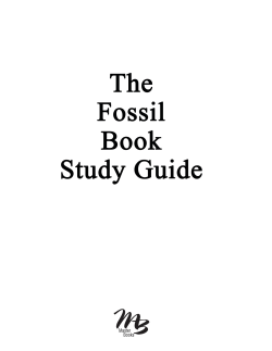The Fossil Book Study Guide - Creation Studies Institute