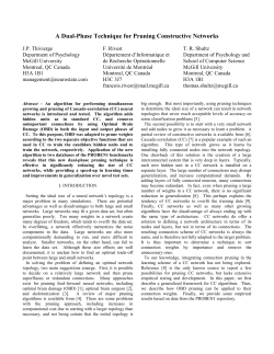 A Dual-Phase Technique for Pruning Constructive Networks