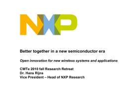 New Wireless Systems and Applications