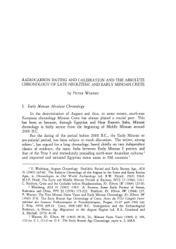 RADIOCARBON DATING AND CALIBRATION AND THE