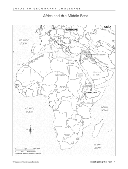Geo Challenge 1 Answers