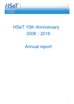 HSeT 10th Anniversary 2006
