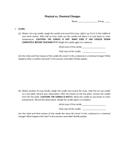 Physical and Chemical Changes