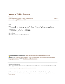 "The effort to translate": Fan Film Culture and the
