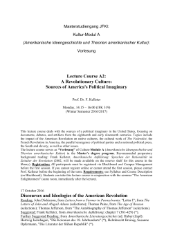 A Cultural History of American Literature II - John-F.-Kennedy