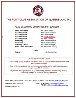 PCAQ Administration Handbook