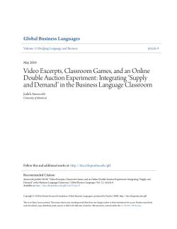 Integrating "Supply and Demand" - Purdue e-Pubs