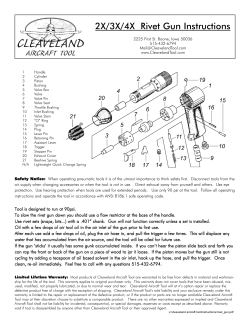 2X/3X/4X Rivet Gun Instructions