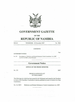 Medicines and Related Substances Control Amendment Act, 2007