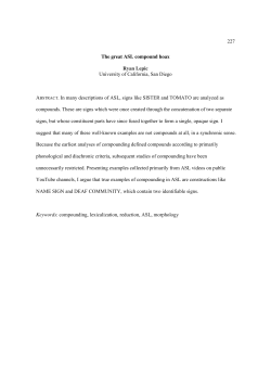 227 The great ASL compound hoax Ryan Lepic University of