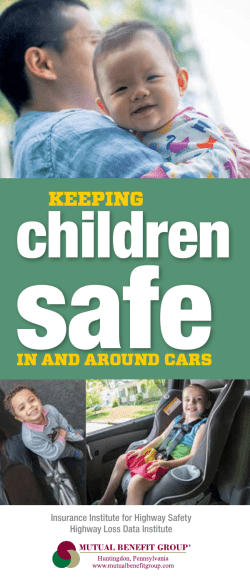 Keeping children safe in and around cars
