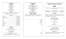 4-9-17 - Andrews Church of Christ