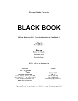 black book - Mongrel Media
